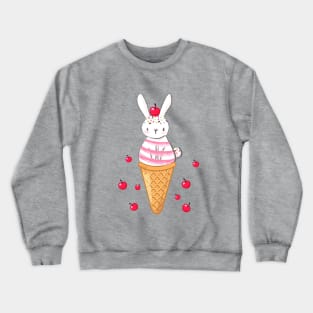 Bunny Ice Cream Crewneck Sweatshirt